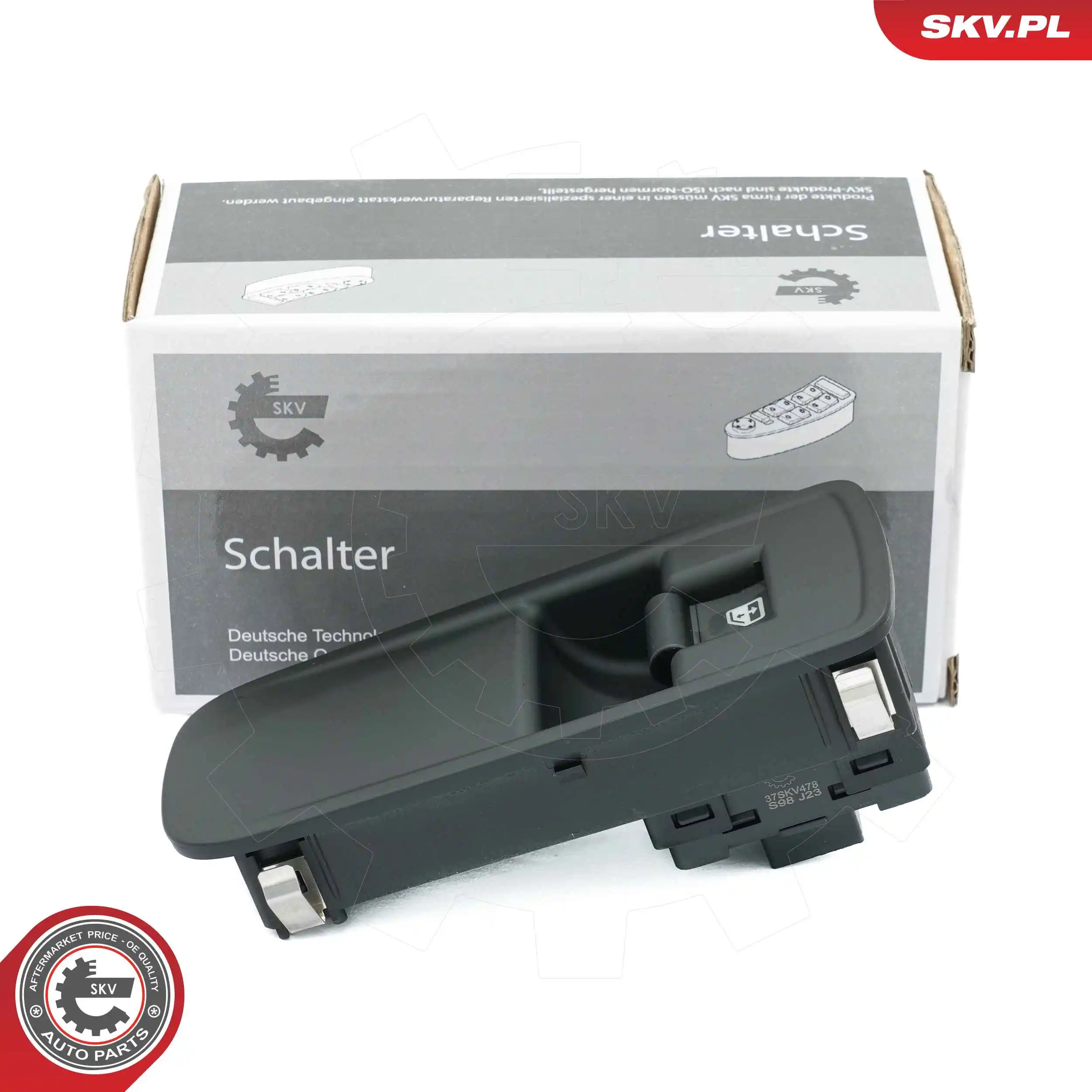 Switch, window regulator
